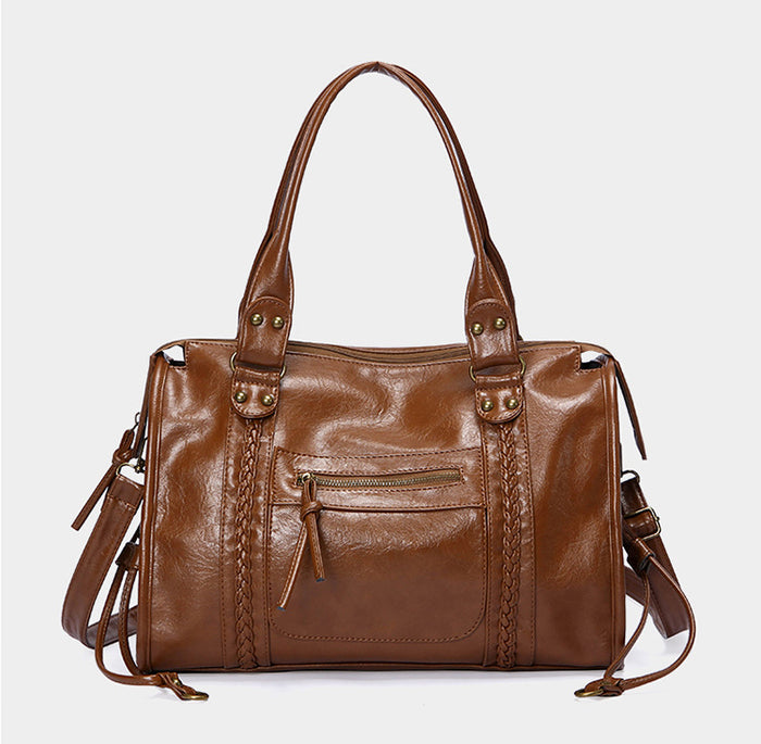 H2060 - Korean Retro Premium Travel Bag