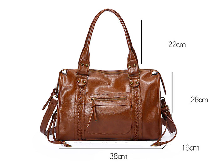 H2060 - Korean Retro Premium Travel Bag