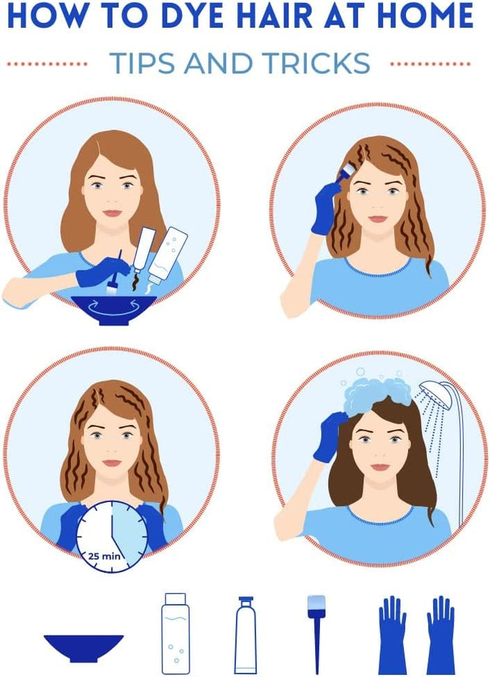 Hair Dye Coloring Set