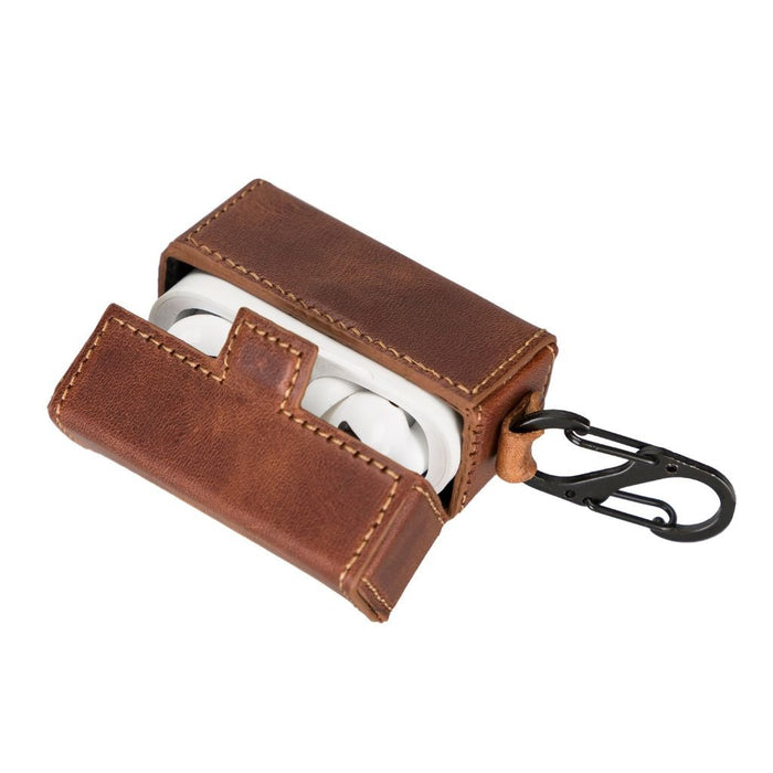 Leather AirPods Pro Square Case by Hardiston - premium AirPods Cases
