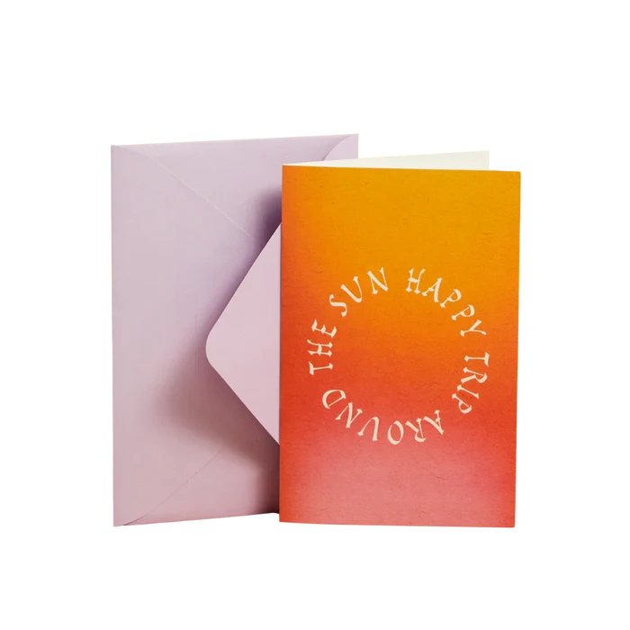 Happy Trip Around The Sun Card