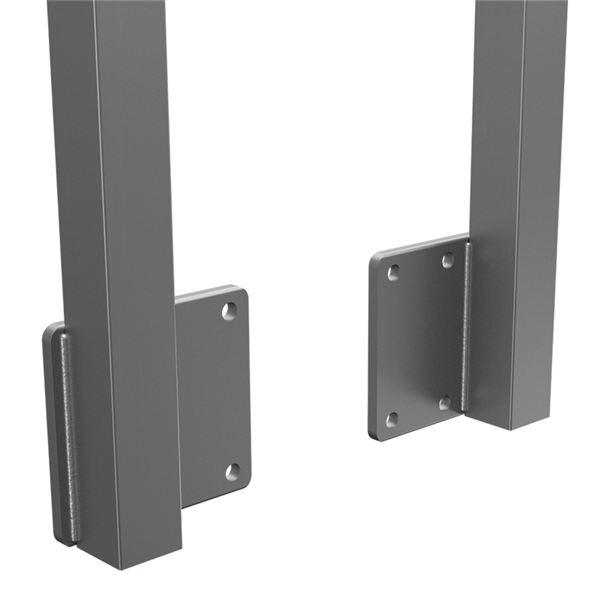Heavy Duty Face Mount Post - 1 Left & 1 Right - 1500mm Height - Image 4