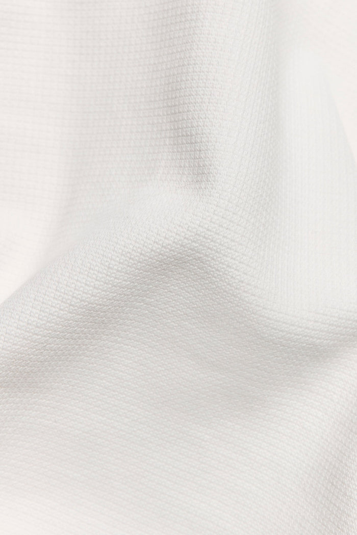 Heavy Weight Textured Crew Neck in White - TAILORED ATHLETE - USA