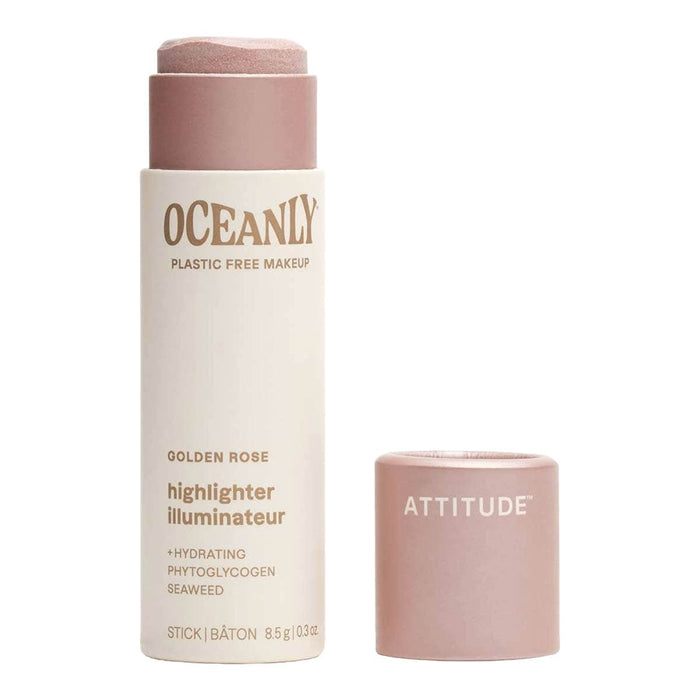 Oceanly plastic-free makeup stick on a white background.