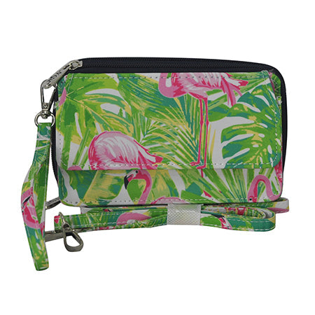 !HOT DEAL! DEAL! Tropical Flamingo NGIL Canvas All in One Wallet