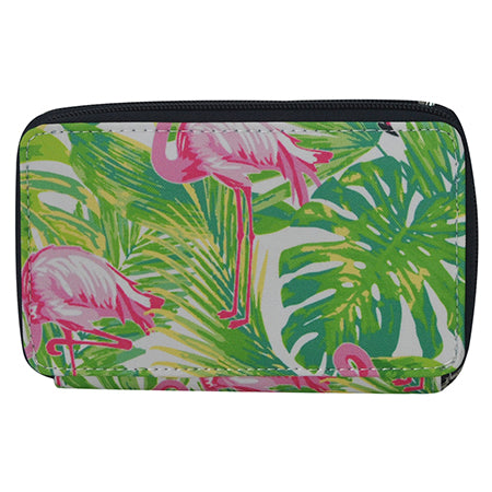 !HOT DEAL! DEAL! Tropical Flamingo NGIL Canvas All in One Wallet