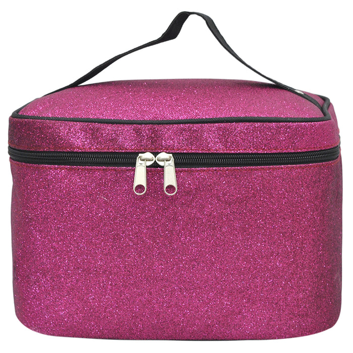 glitter cosmetic case, NGIL makeup bag, large train case, cheer makeup organizer, dance cosmetic bag, gymnastics toiletry case, beauty pageant makeup case, competition makeup organizer, travel cosmetic train case, glitter top handle case, monogram makeup bag, brush holder case, mirror cosmetic pouch, canvas glitter case, sparkle makeup organizer, cheerleader toiletry bag, dancer makeup case, team mom beauty bag, glitter travel case, glam cosmetic tote, large glitter makeup box