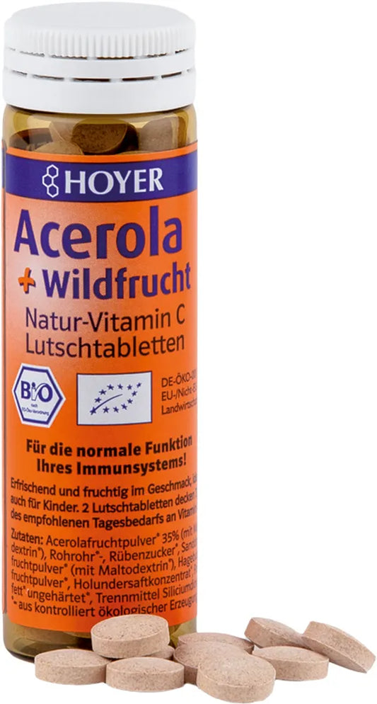HOYER - Acerola + Wildfrucht Lutschtabletten bio - 60 Stk._14327.jpg