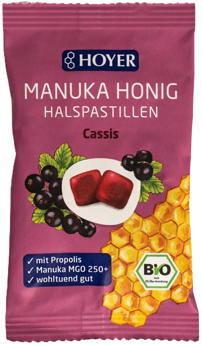 HOYER - Manukahonig Halspastillen Cassis - 30g_14319.jpg
