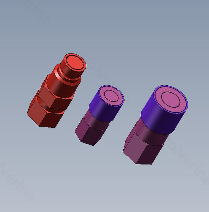 Hydraulic Oil Inlet*1 & Return Joints*2