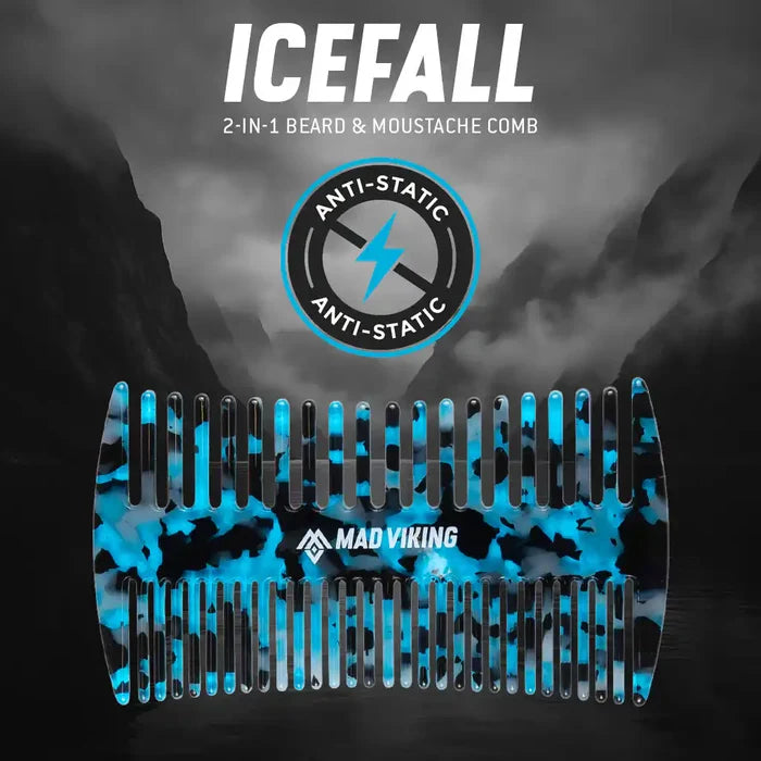 ICEFALL 2-IN-1 BEARD COMB