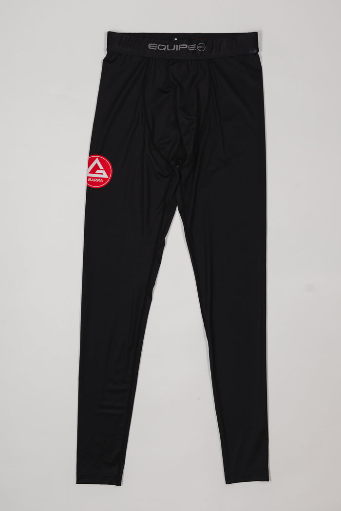 III Stripes Compression Pants by adidas - Black