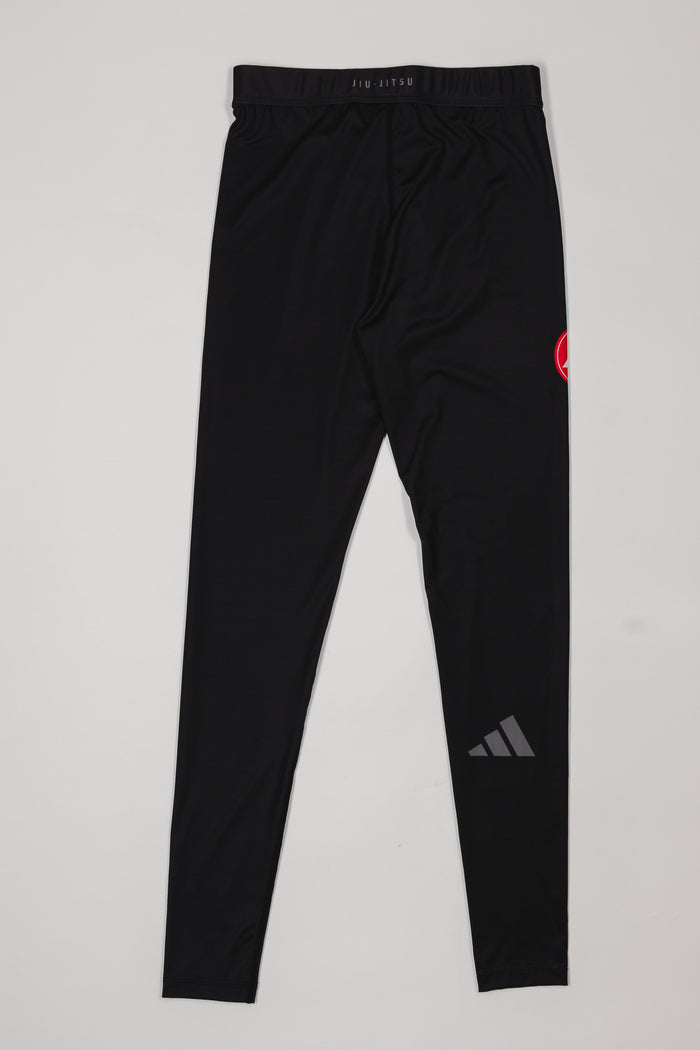 III Stripes Compression Pants by adidas - Black