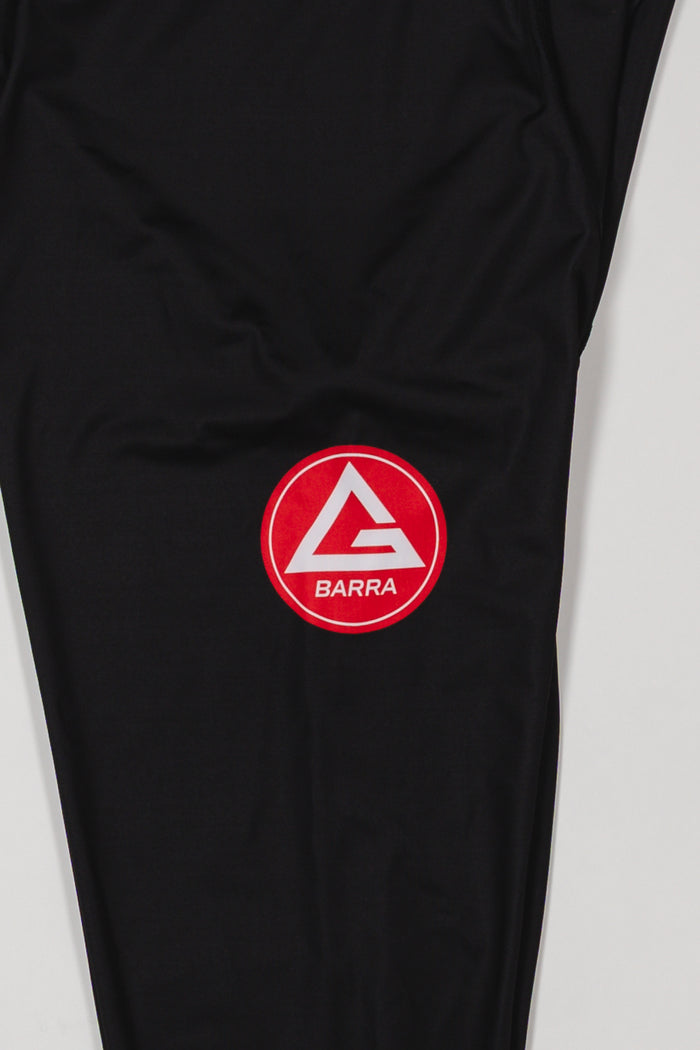 III Stripes Compression Pants by adidas - Black