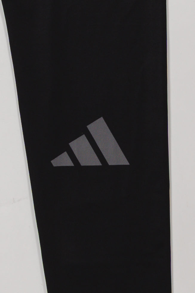 III Stripes Compression Pants by adidas - Black