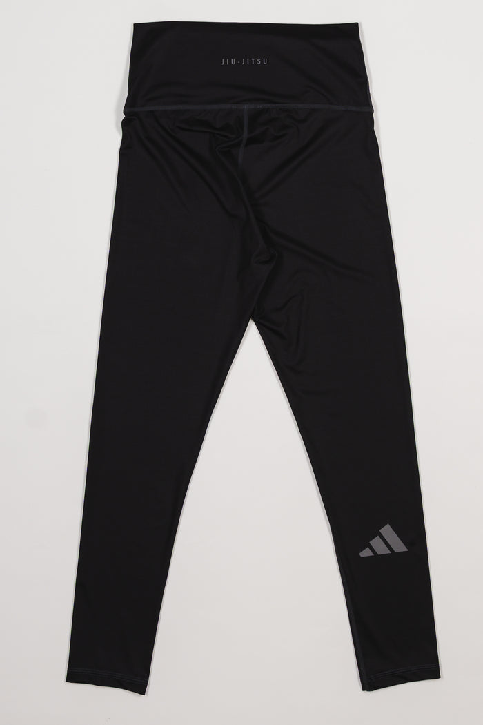 III Stripes Womens Compression Tights by adidas - Black