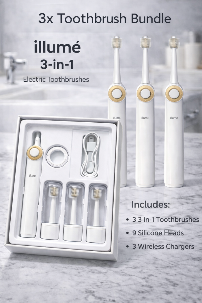 Illumé Toothbrush x3 Kits White