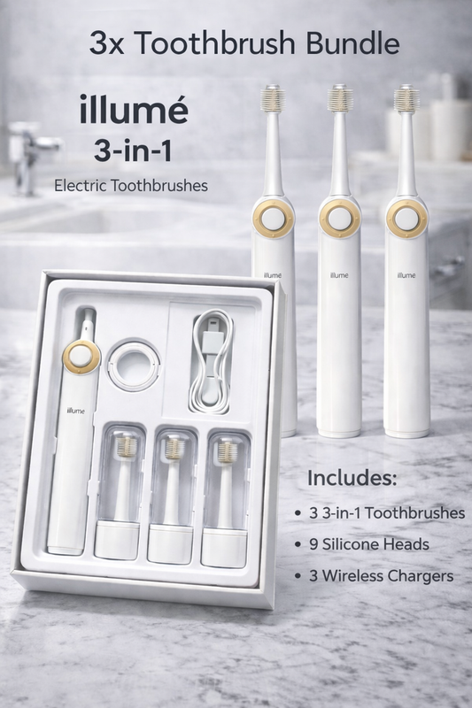 Illumé Toothbrush x3 Kits White