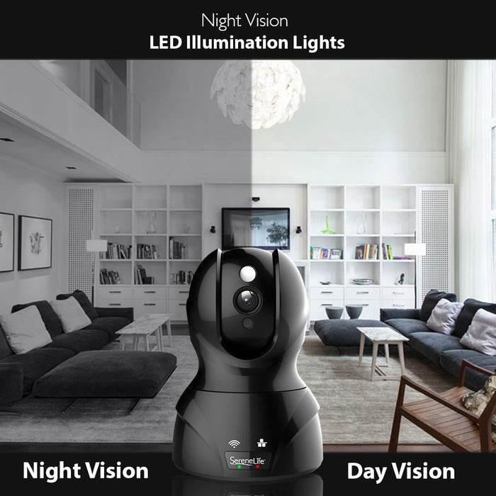 Indoor Wireless IP Camera - 1080p HD, Motion Detection, Night Vision