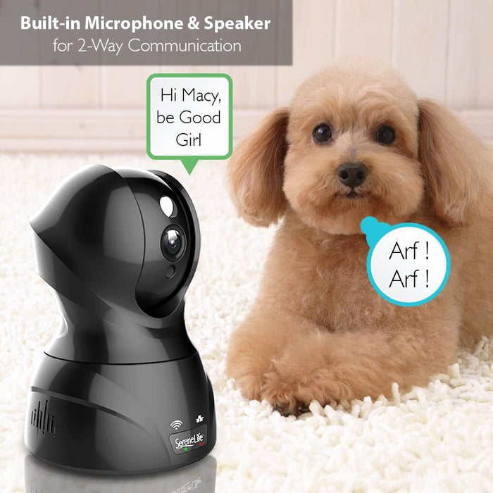 Indoor Wireless IP Camera - 1080p HD, Motion Detection, Night Vision