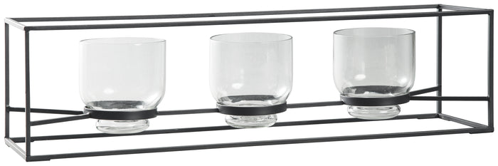Jadyn A2000108 Black Candle Holder