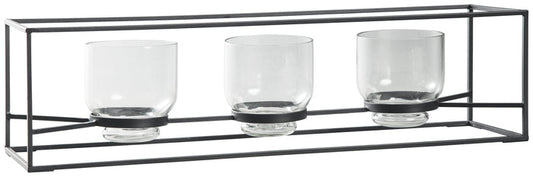 Jadyn A2000108 Black Candle Holder