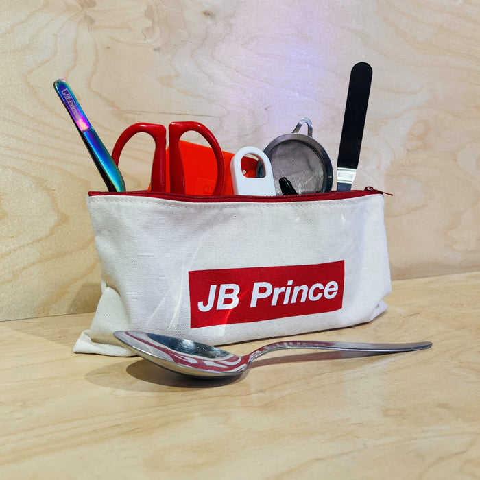 JB Prince Logo Zip Pouch 10.5 x 5.5 inches
