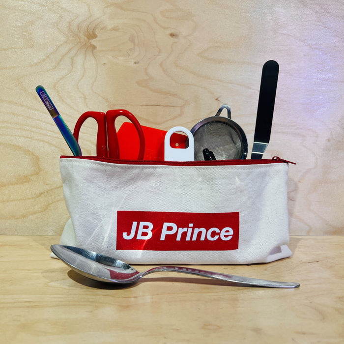 JB Prince Logo Zip Pouch 10.5 x 5.5 inches