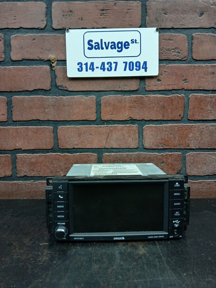 Jeep Dodge MyGIG Low RBZ Radio UConnect Touchscreen CD DVD Player OEM 05091307ae