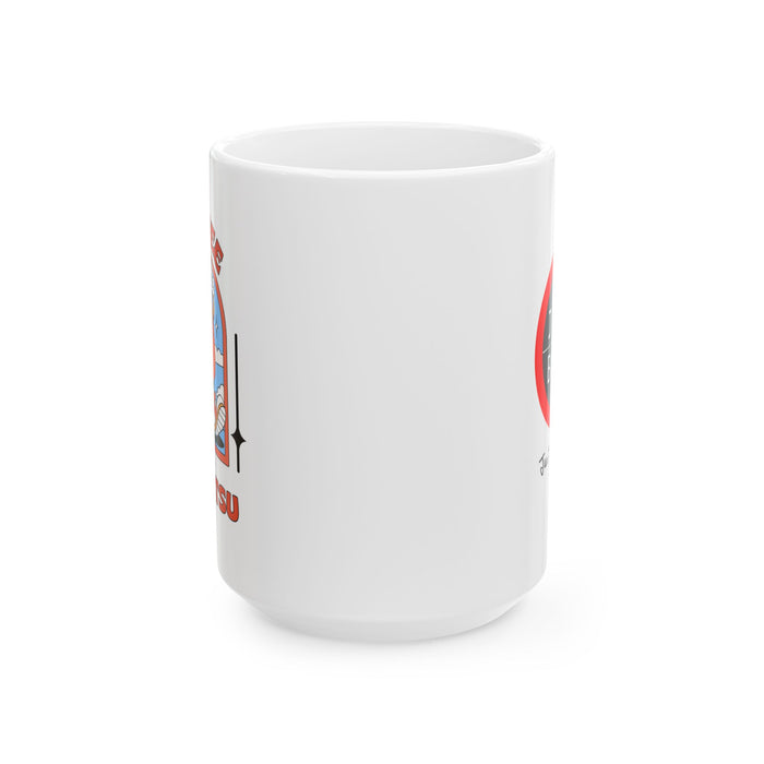 Jiu Jitsu then Coffee mug