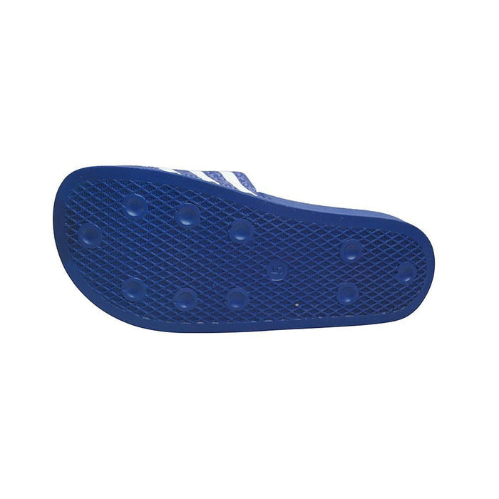 Juniors Adidas Adilette J - D97705 - Dark Blue White-Adidas Brands, Juniors (3-6)-Foot World UK