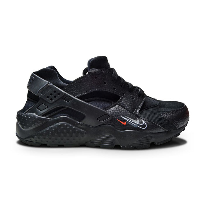 Juniors Nike Air Huarache Run GS WD - DO6491 001 - Black Bright Crimson-Juniors-Nike-Huarche, New arrivals, Nike-sneakers Foot World