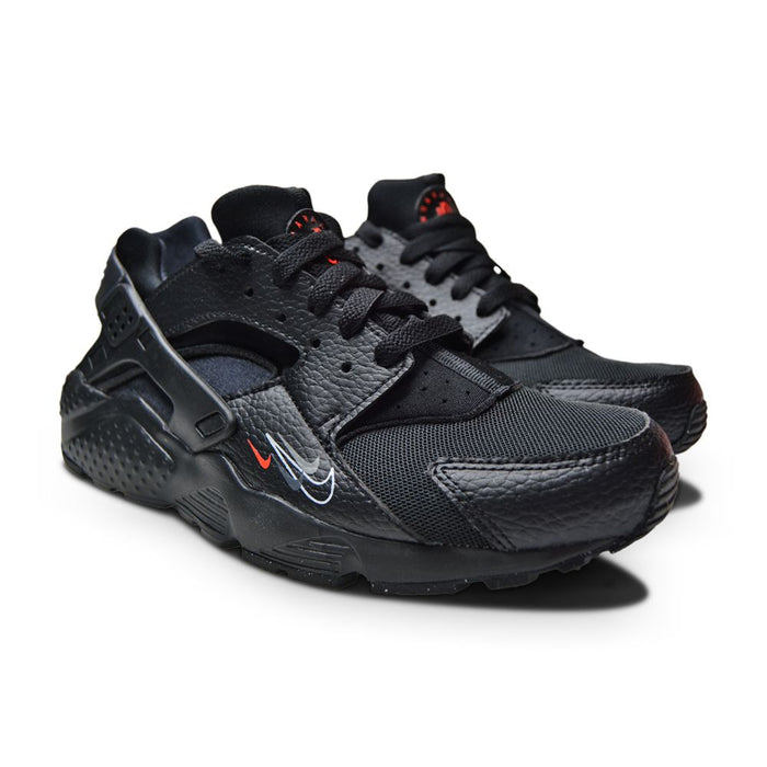 Juniors Nike Air Huarache Run GS WD - DO6491 001 - Black Bright Crimson-Juniors-Nike-Huarche, New arrivals, Nike-sneakers Foot World