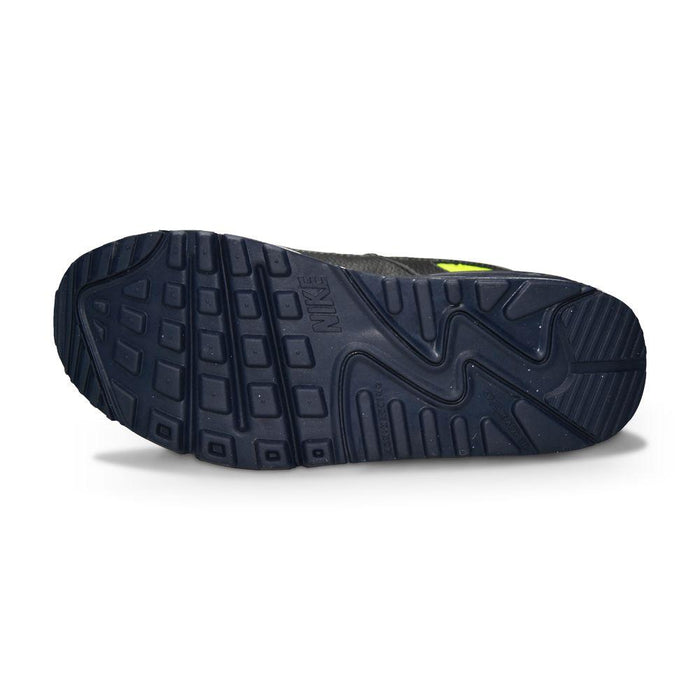 Juniors Nike Air Max 90 GS - DB2614 400 - Obsidian White Iron Grey-Air Max, Junior Footwear, Juniors (3-6), Nike Brands, Nike Junior Footwear-Foot World UK