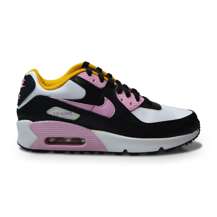 Juniors Nike Air Max 90 LTR (GS) - CD6864 007 - Black Arctic Pink White-Air Max, Junior Footwear, Juniors (3-6), Nike Junior Footwear-Foot World UK