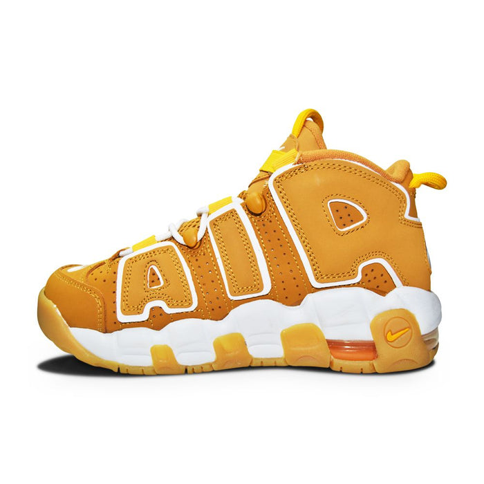 Juniors Nike Air More Uptempo GS - DQ4713 700 - Wheat White Pollen-Juniors-Nike-Air More Uptempo-sneakers Foot World