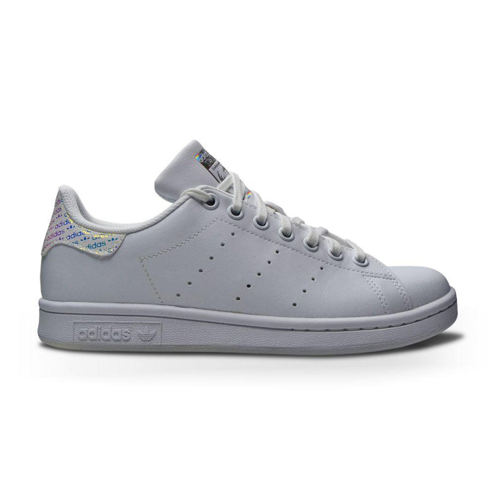 Juniors Adidas Stan Smith J - FX3569 - White Black-Adidas Brands, Junior Footwear, Juniors (3-6), Stan Smith-Foot World UK