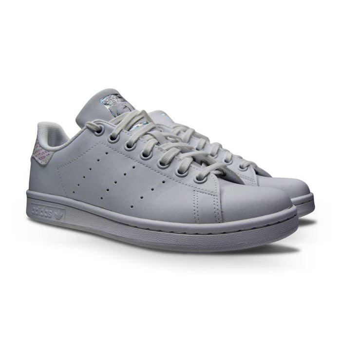 Juniors Adidas Stan Smith J - FX3569 - White Black-Adidas Brands, Junior Footwear, Juniors (3-6), Stan Smith-Foot World UK
