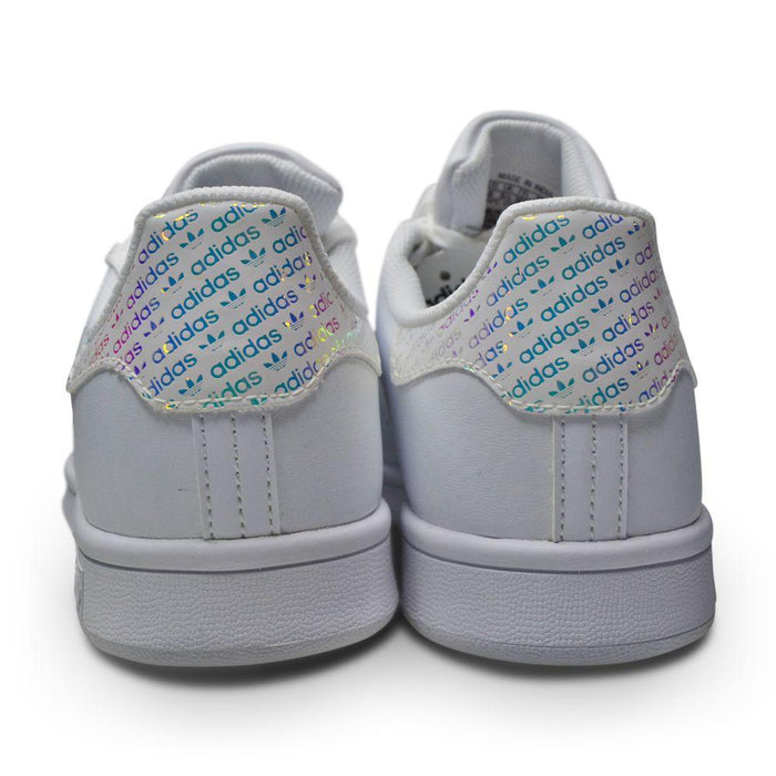 Juniors Adidas Stan Smith J - FX3569 - White Black-Adidas Brands, Junior Footwear, Juniors (3-6), Stan Smith-Foot World UK