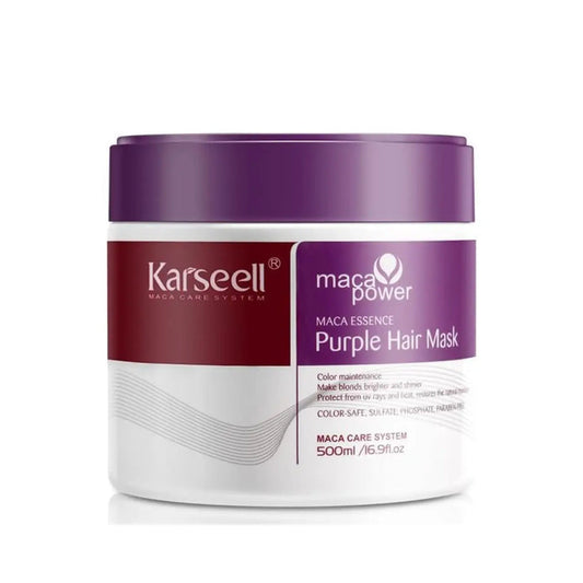 KARSEELL Maca Essence Purple Hair Mask for Blonde Hair 500 ML - DOKAN