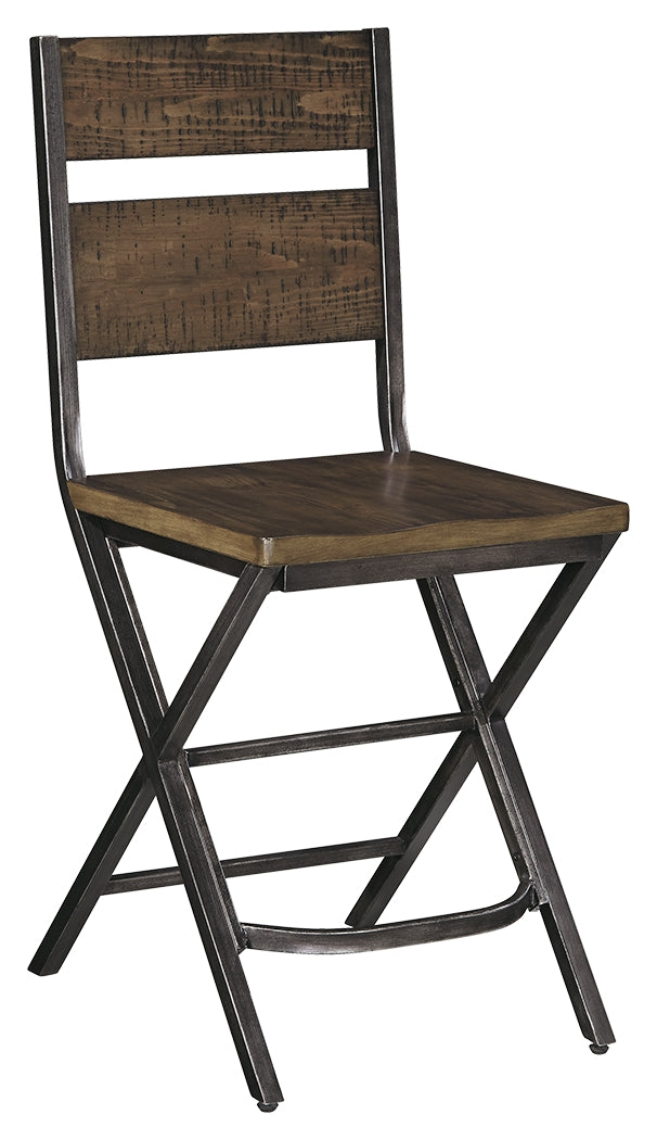 Kavara D469-124 Medium Brown Barstool 2CN