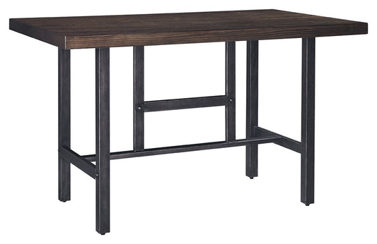 Kavara D469-13 Medium Brown RECT Dining Room Counter Table