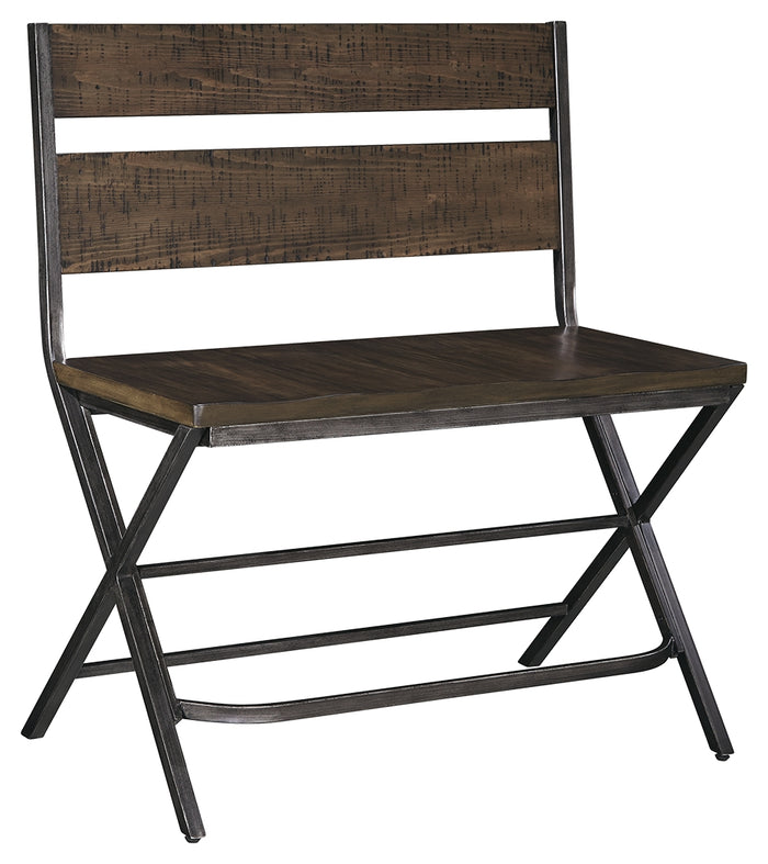Kavara D469-323 Medium Brown Double Barstool 1CN