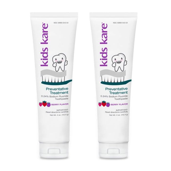 Kids Kare™ 0.24% Neutral Sodium Fluoride Toothpaste; Berry Flavor