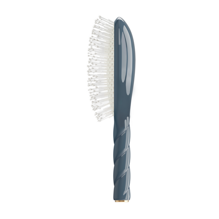 N.04 The Massaging & Detangling Hair Brush Ink Blue - Living Beauty