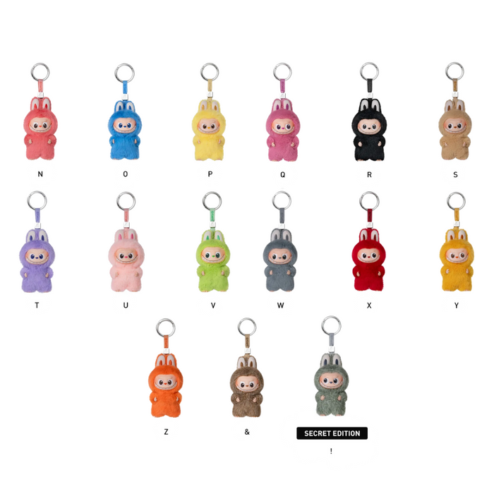Pop Mart Plushie Labubu THE MONSTERS Pin For Love N-Z Series - Vinyl Plush Pendant Blind Box