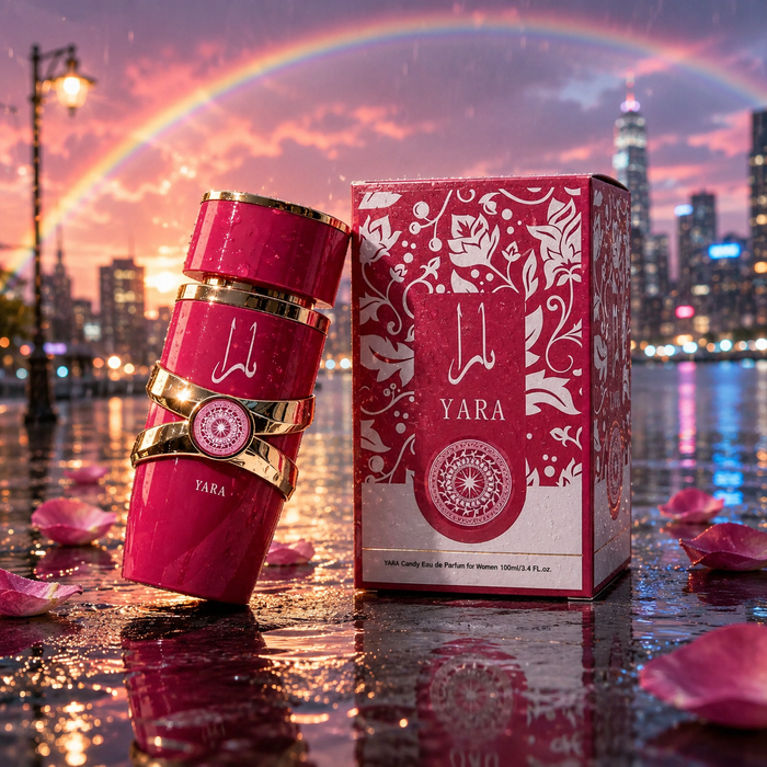 Lattafa Yara Candy Eau de Parfum 100ml perfume bottle