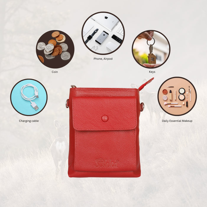 Red Leather Crossbody Messenger Bag for Travel and Everyday Use-feature image