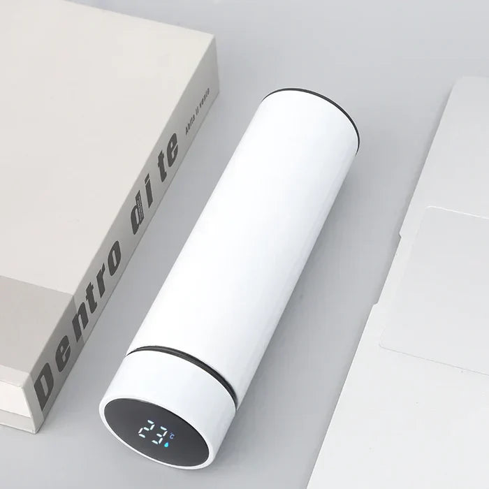 LED Digital Temperature Display Water Bottle Multi Color