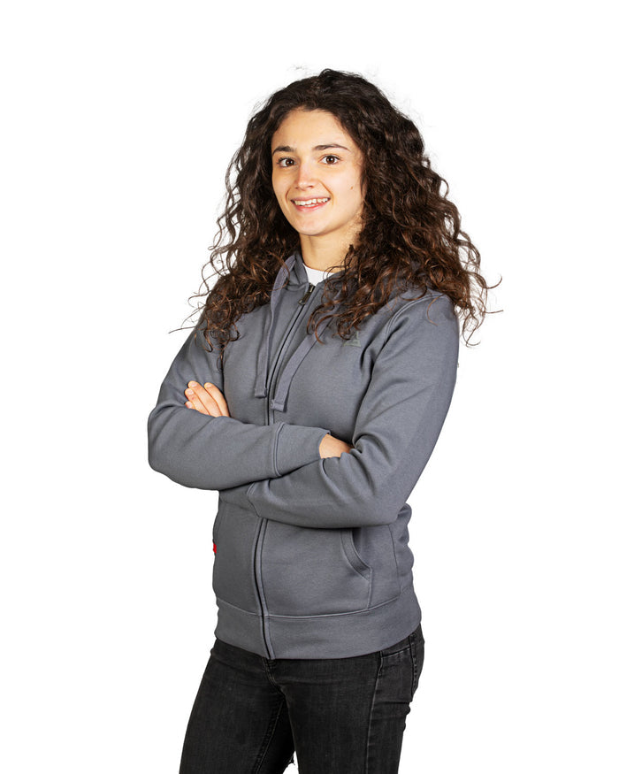 Legacy Womens Zip Up - Grey
